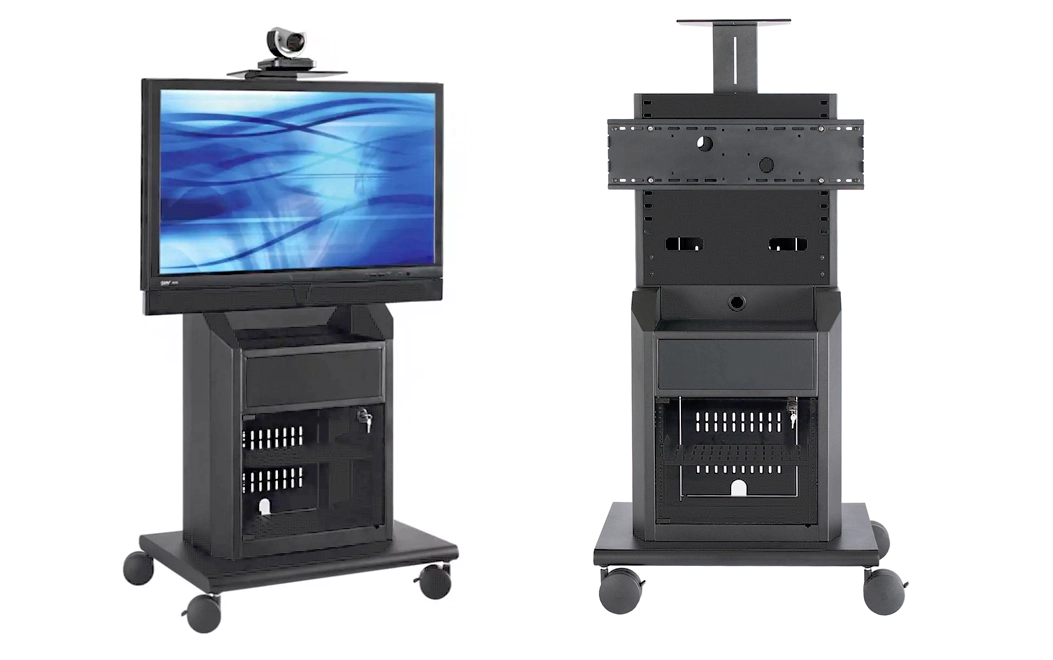 Mueble para videoconferencias con ruedas industriales 1 televisor Mueble para videoconferencias con ruedas industriales 1 televisor